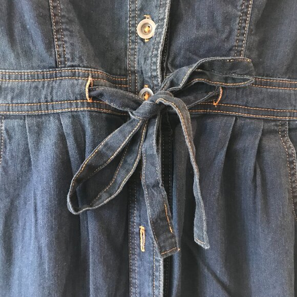Anthropologie | Maeve Traced Denim Dress - Picture 5 of 14